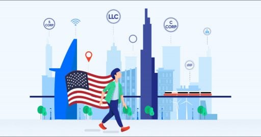 What are the most common types of companies in the US?